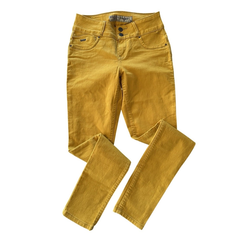 Boy London‎ Women's 5 Skinny Jeans Mustard Brushed Corduroy Pants Y2K